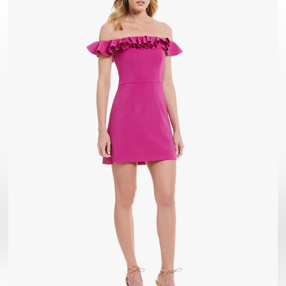 Pink French connection dress